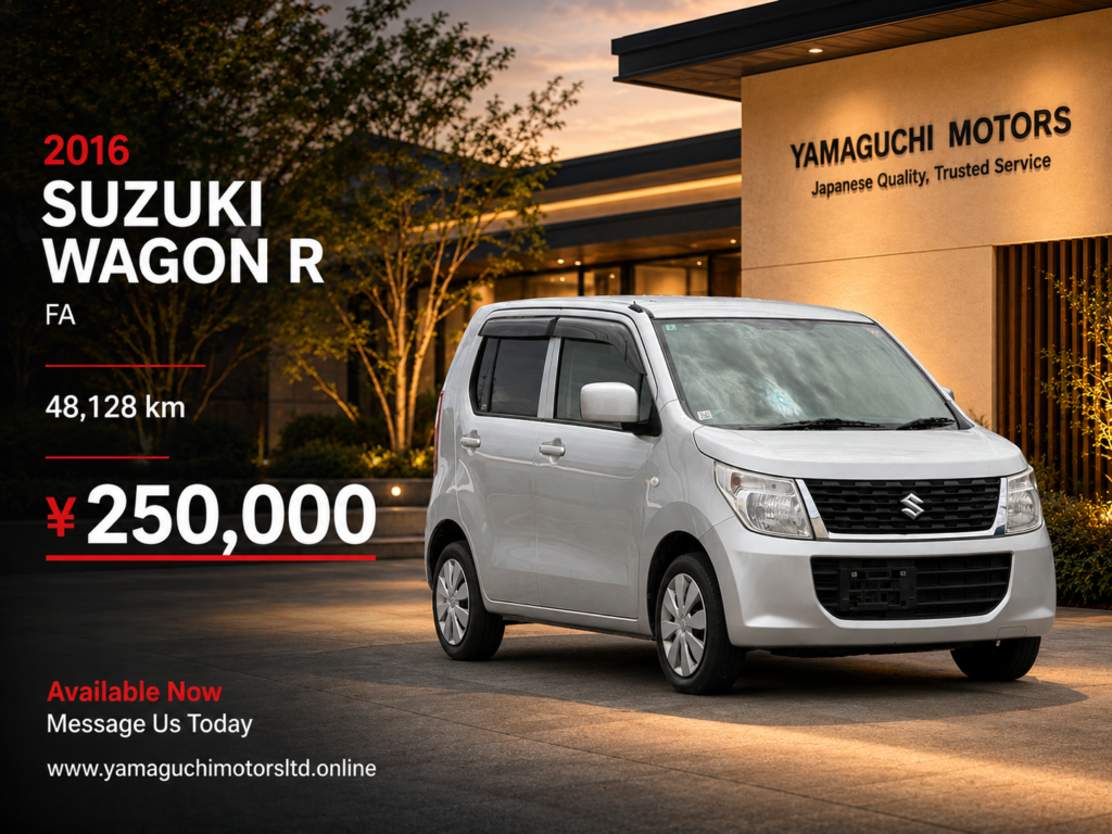 2016 Suzuki Wagon R LOW Mileage Ready TO Drive