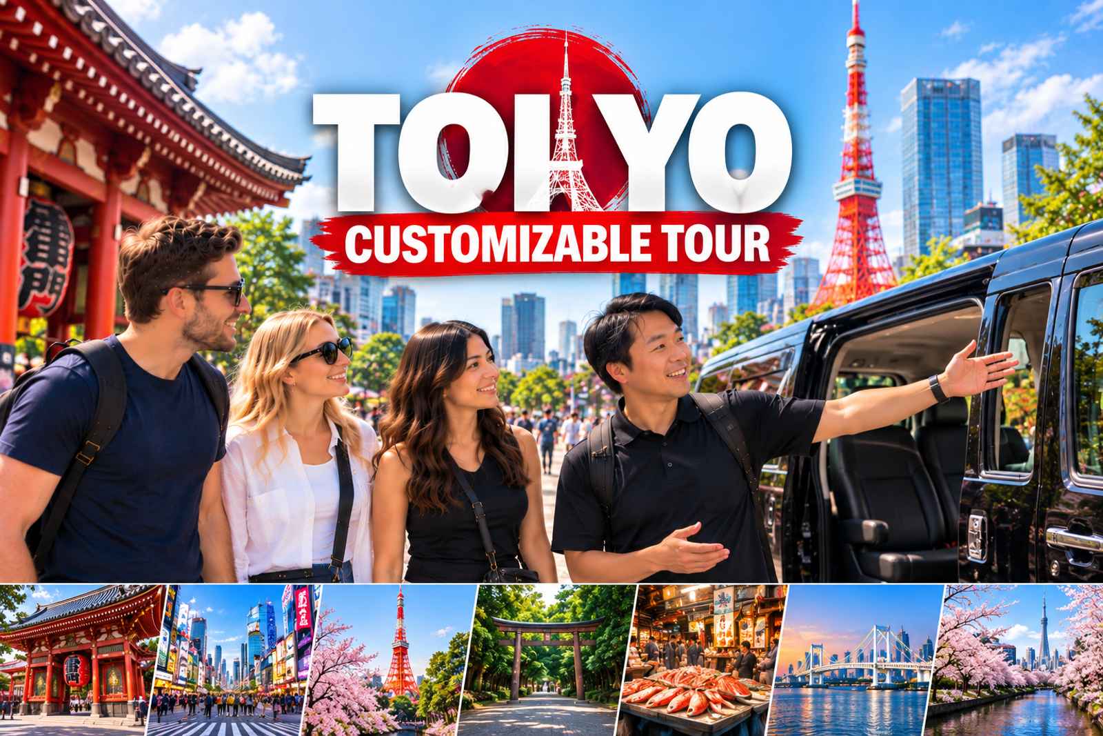 Tokyo: Full-Day Private City Tour Flexible Itinerary by Van