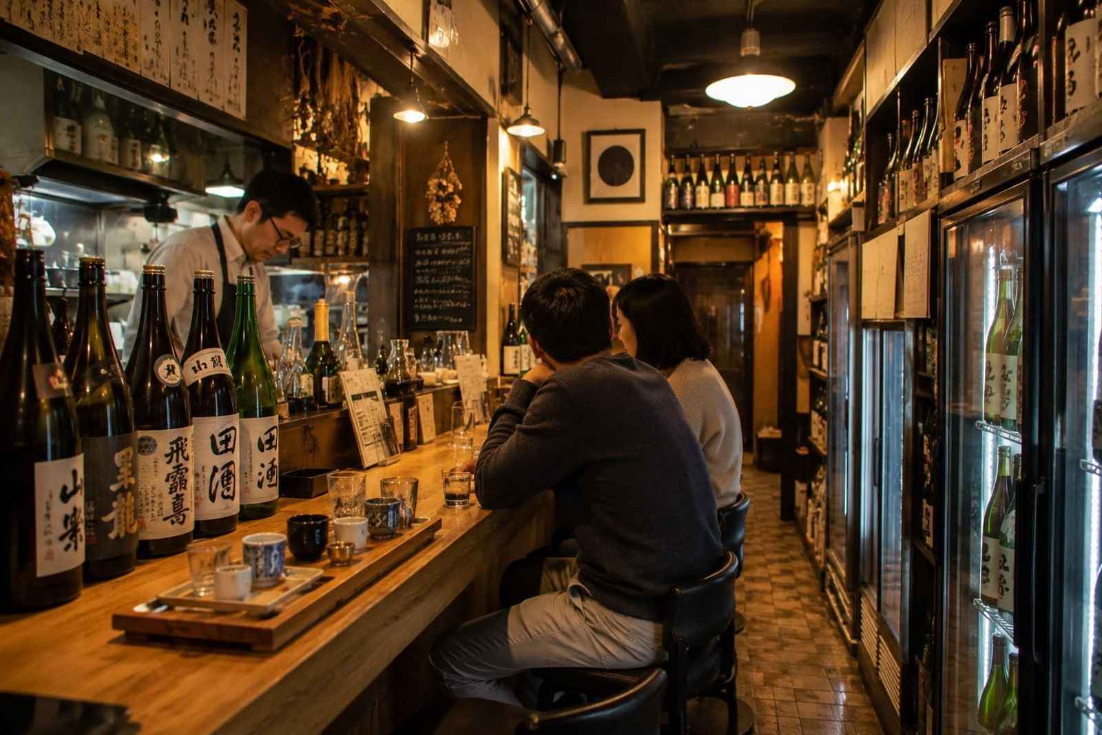 Tokyo Sento Bathhouse and Craft Sake Private Evening Tour