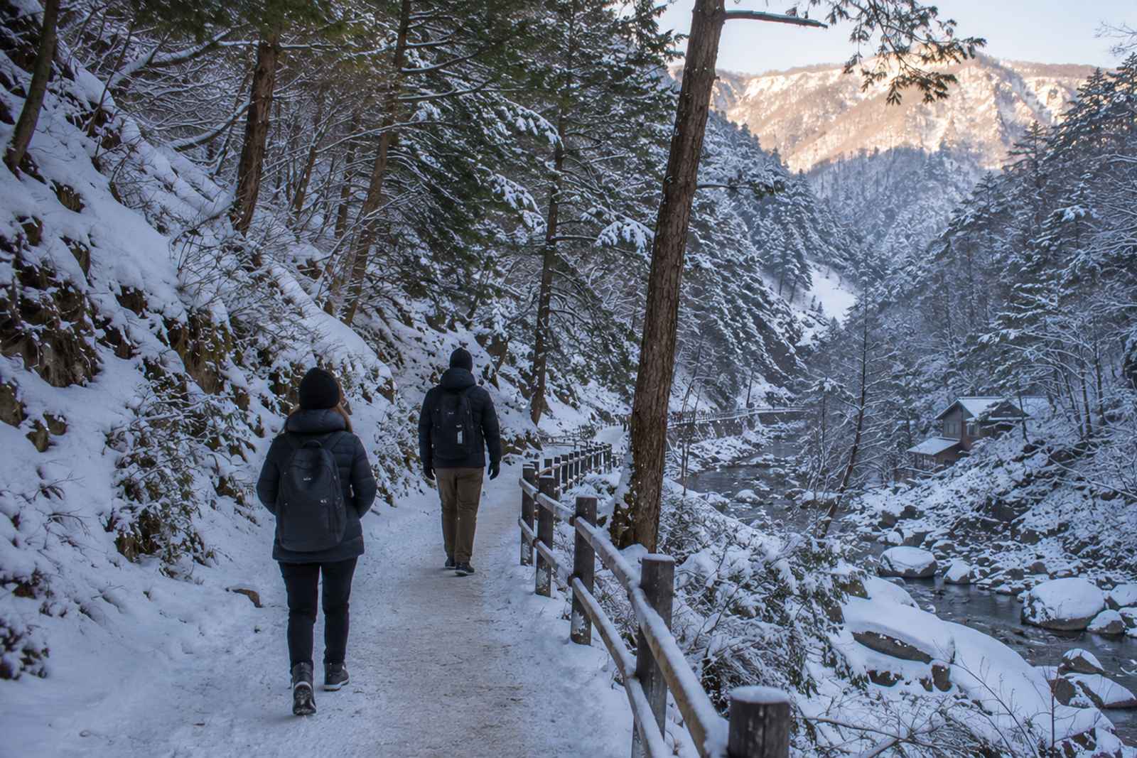 Snow Monkey Sunrise and Obuse Chestnut Workshop Private Tour, Nagano 4
