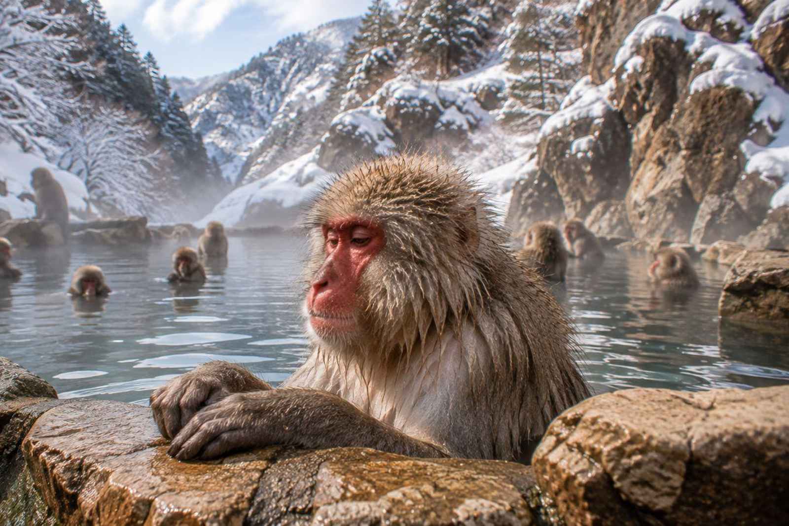 Snow Monkeys and Obuse Chestnut Town Private Day Tour from Tokyo
