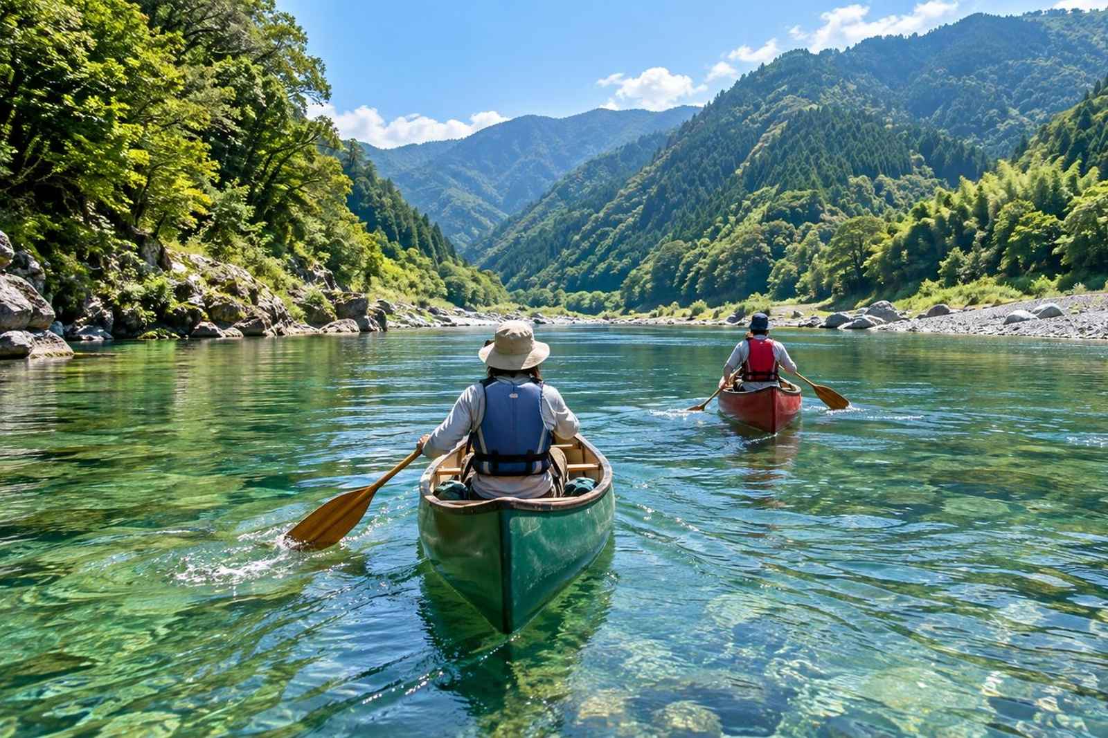 From Tokyo: 5-Day Shimanto River Canoe Customizable Tour