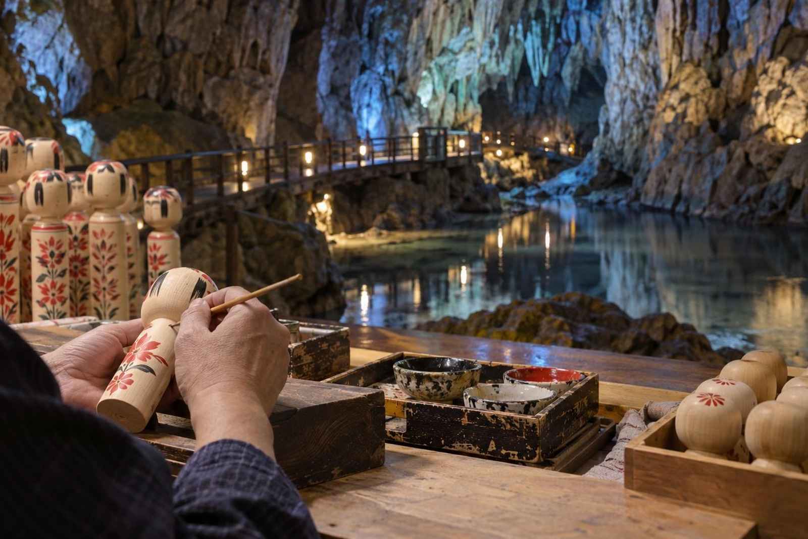 From Tokyo: Abukuma Cave & Miharu Customizable Tour 3