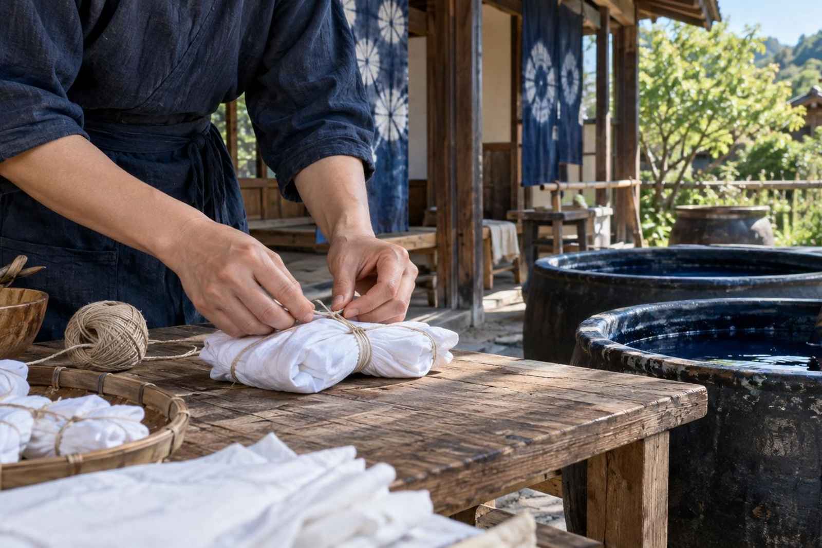From Tokyo: Customizable Indigo Dyeing Tour in Hanyu 5