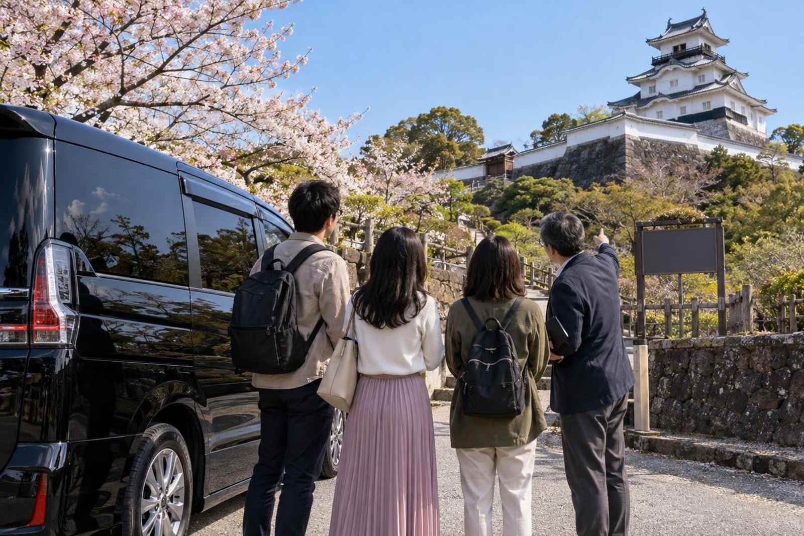 From Tokyo: Kakegawa Castle & Tea Customizable Tour 2
