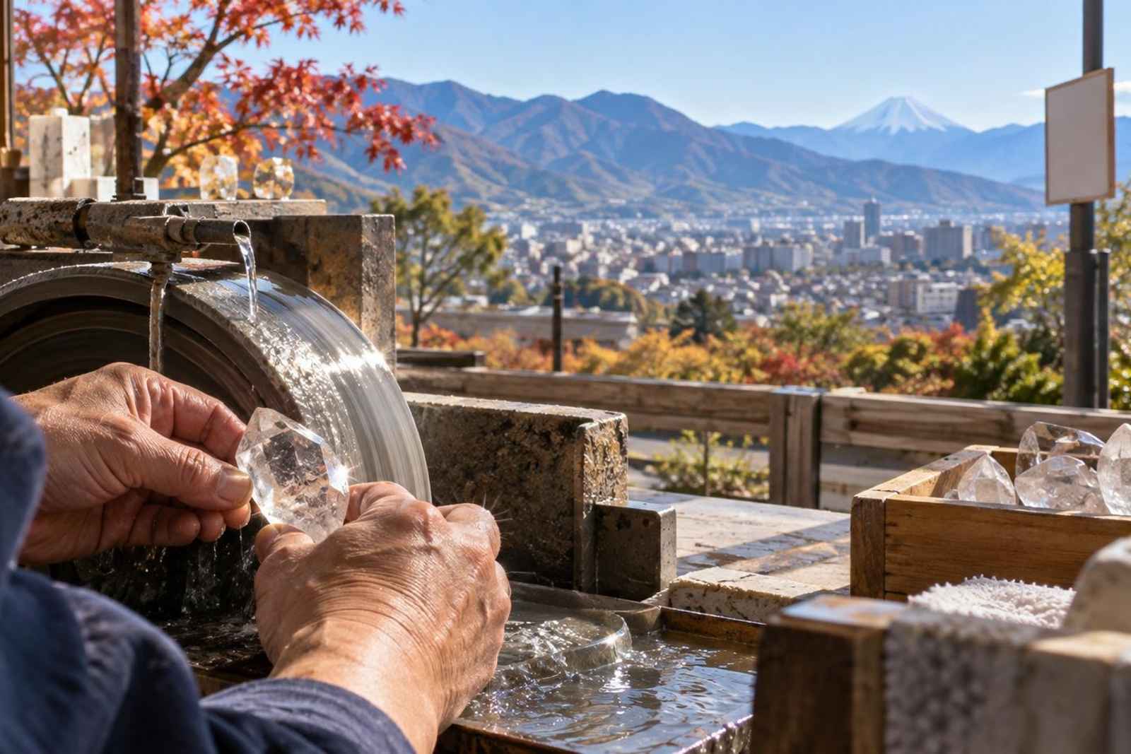 From Tokyo: Kofu Jewellery Town Customizable Tour