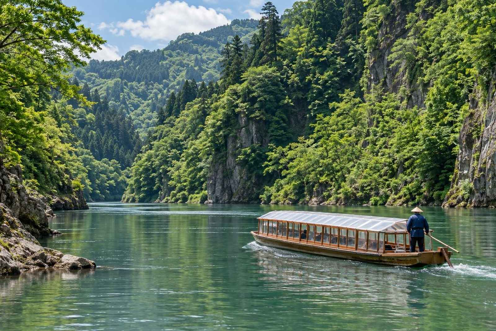 Mogami River 2-Day: Boats & Sakata Customizable Tour