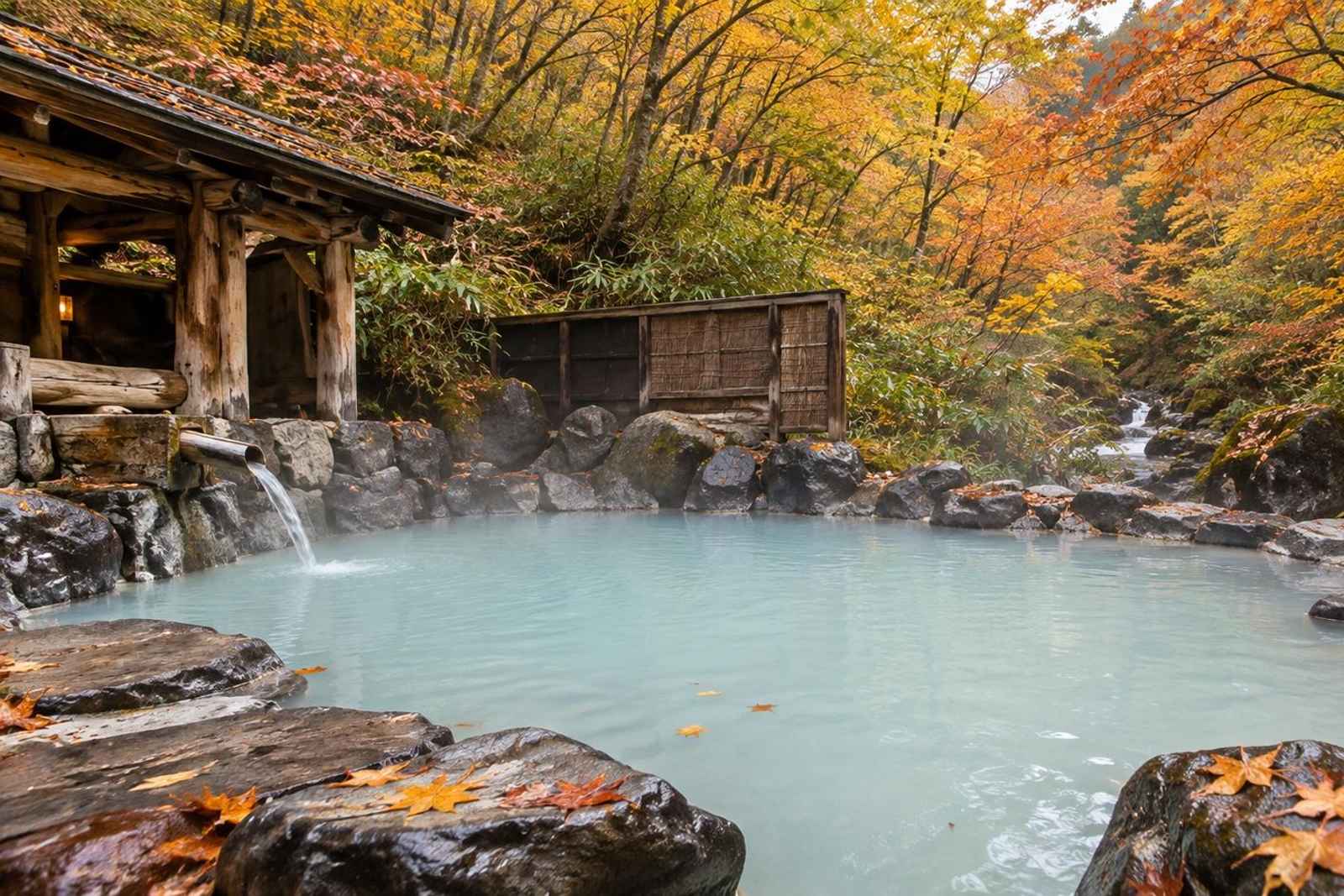 Nyuto Onsen 2-Day: Milky Hot Springs Customizable Tour 2