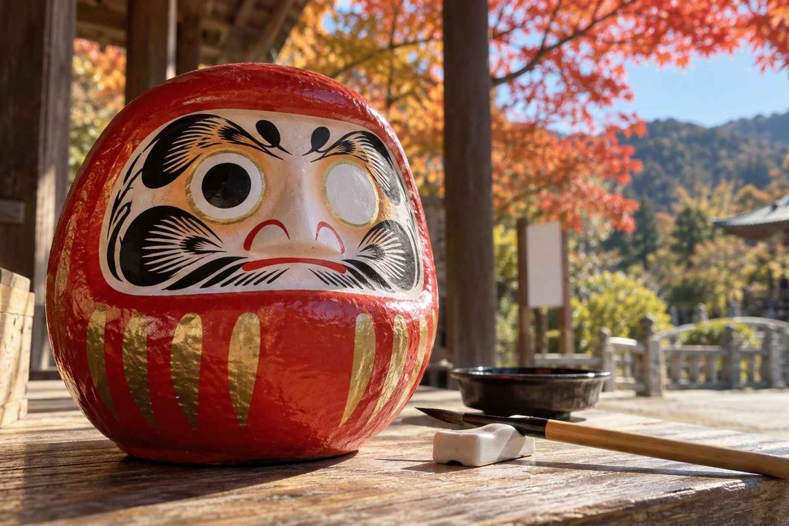 From Tokyo: Customizable Daruma Painting Tour in Takasaki 2