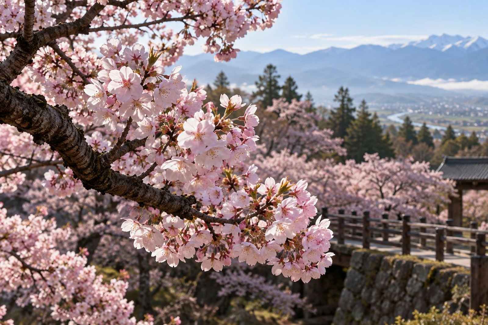 From Tokyo: Takato Castle Cherry Blossom Customizable Tour