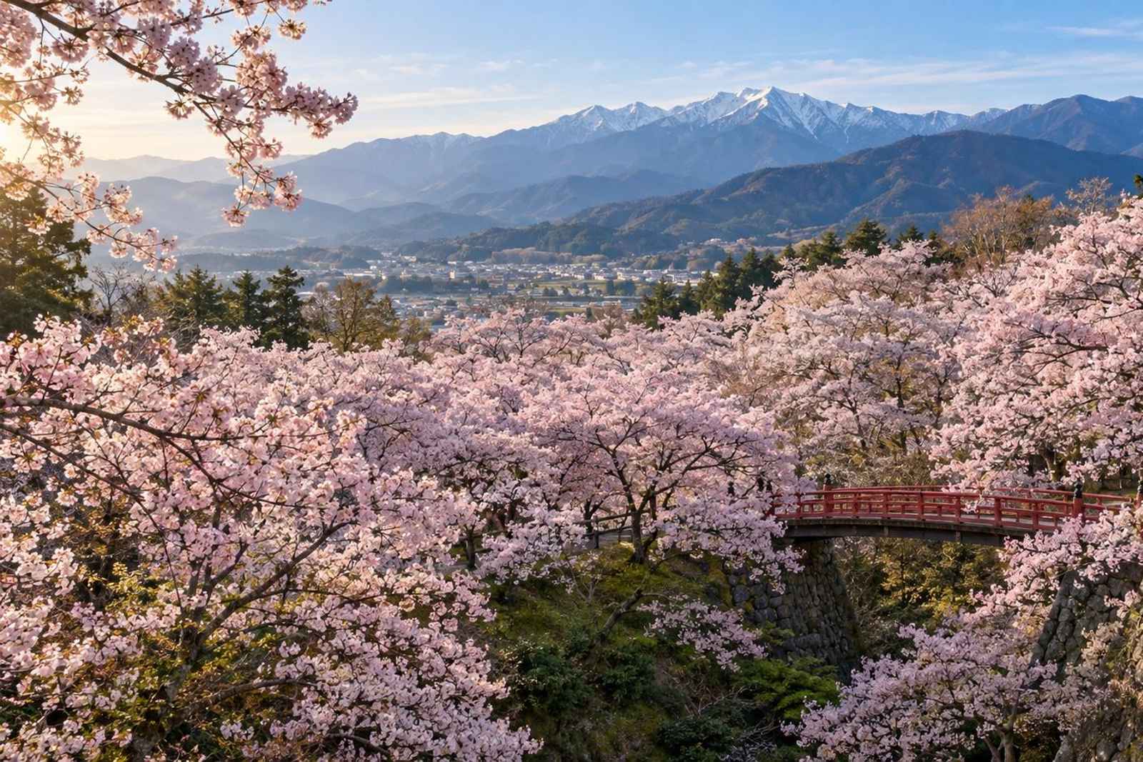 From Tokyo: Takato Castle Cherry Blossom Customizable Tour 4